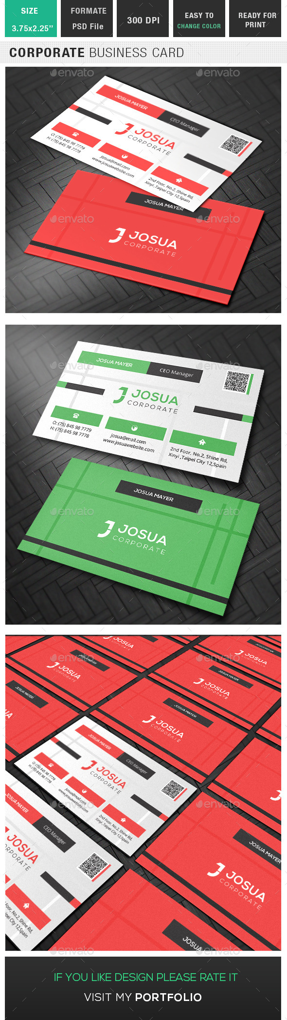 GraphicRiver Corporate Business Card 9966691 GraphicRiver Corporate Business Card 9966691