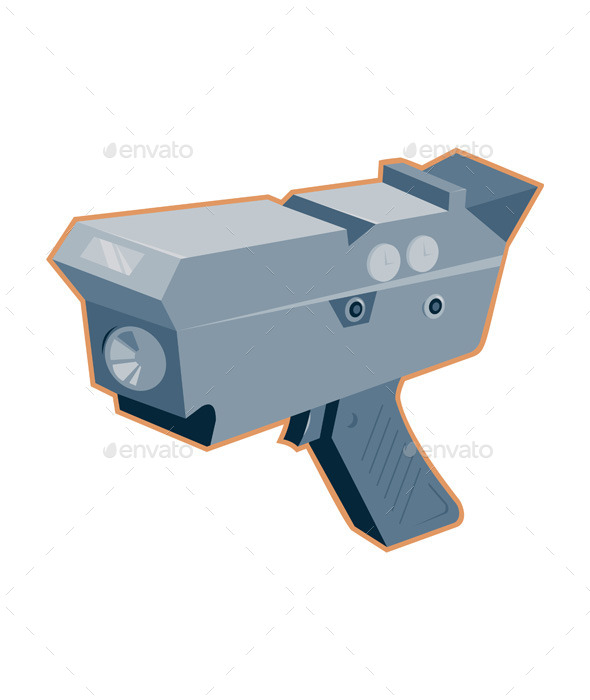 GraphicRiver Radar Gun 9966722 GraphicRiver Radar Gun 9966722