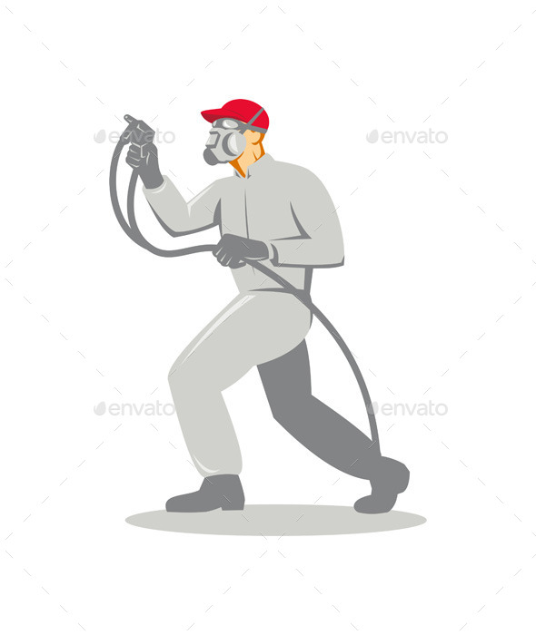 GraphicRiver Spray Painter Spraying Gun 9966831 GraphicRiver Spray Painter Spraying Gun 9966831