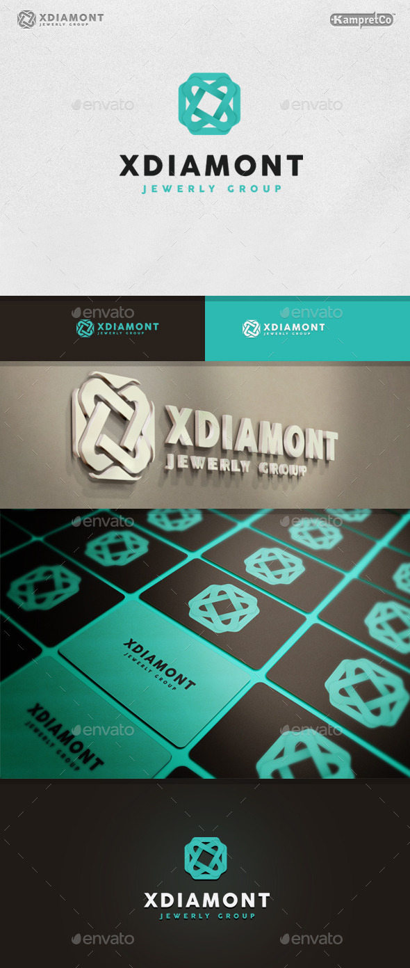 GraphicRiver Jewelry Diamond logo 9937670 GraphicRiver Jewelry Diamond logo 9937670