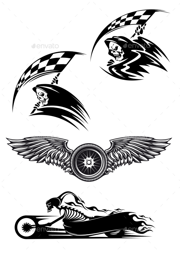 GraphicRiver Motocross Mascot Design 9967482 GraphicRiver Motocross Mascot Design 9967482