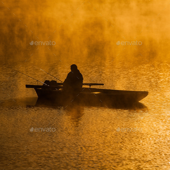 Fisherman on the river (Misc) Photo Download