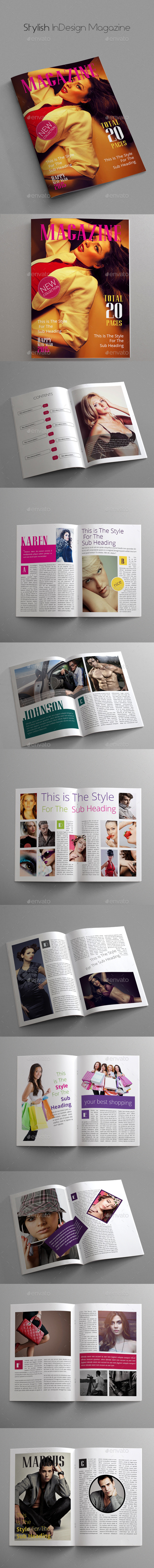 GraphicRiver Stylish InDesign Magazine 9954126 GraphicRiver Stylish InDesign Magazine 9954126