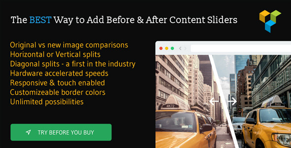 Before & After Image Slider for Visual Composer
