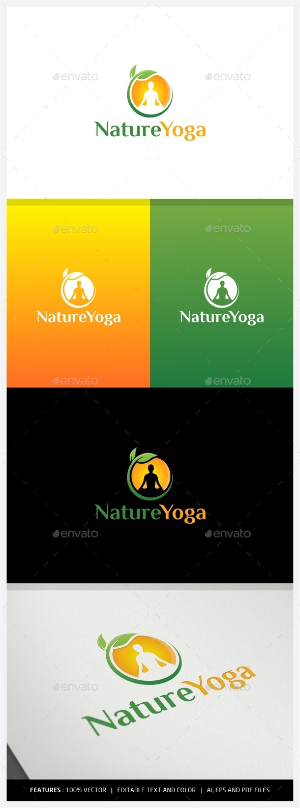 GraphicRiver Nature Yoga Logo 9979189 GraphicRiver Nature Yoga Logo 9979189
