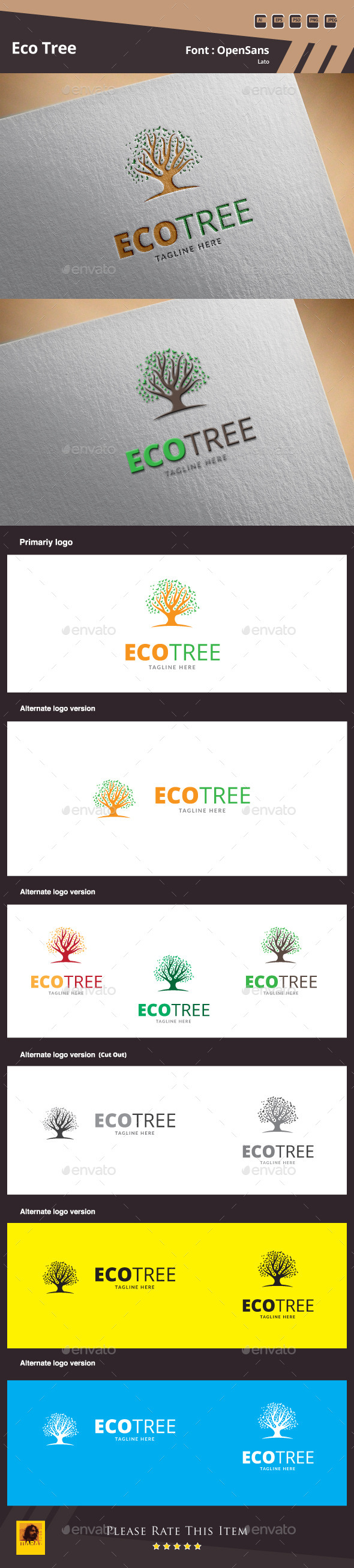 GraphicRiver Eco Tree Logo Template 9980536 GraphicRiver Eco Tree Logo Template 9980536