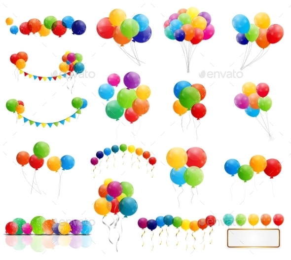 GraphicRiver Color Glossy Balloons Mega Set Vector Illustration 9980538 GraphicRiver Color Glossy Balloons Mega Set Vector Illustration 9980538