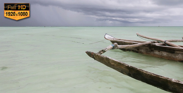 Boat on Tropical Waters Boat on Tropical Waters