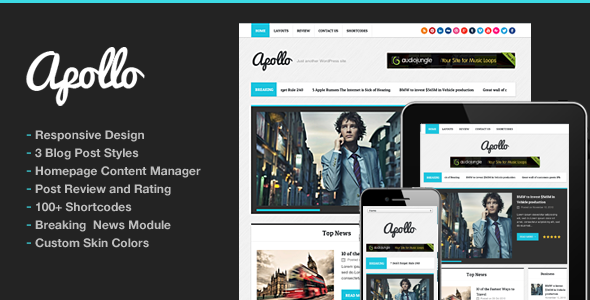 Apollo Modern Magazine Newspaper Template