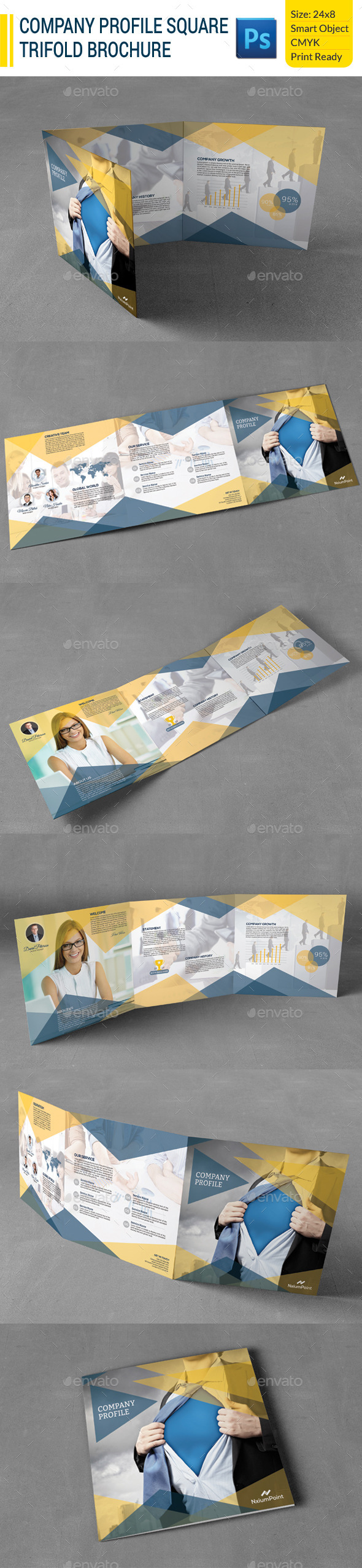 GraphicRiver Company Profile Square Trifold Brochure 9981846 GraphicRiver Company Profile Square Trifold Brochure 9981846