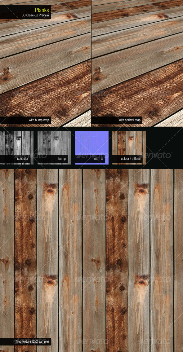 Planks - 3DOcean Item for Sale