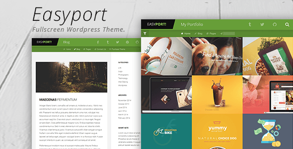 Easyport Fullscreen Portfolio Theme Easyport Fullscreen Portfolio Theme