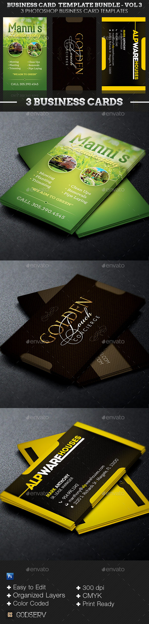 Business Card Template Bundle – Volume 3