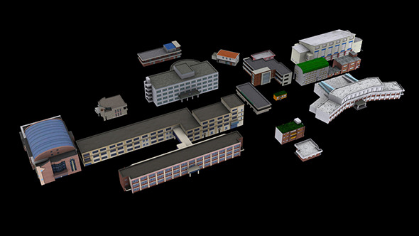 3DOcean Building Package A13 9985043 3DOcean Building Package A13 9985043