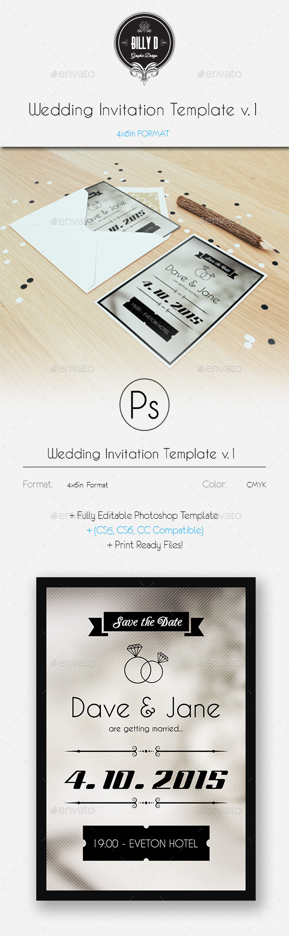 GraphicRiver Wedding Invitation Template v.1 9985078 GraphicRiver Wedding Invitation Template v.1 9985078