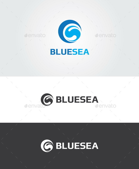 GraphicRiver Blue Sea Logo 9986252 GraphicRiver Blue Sea Logo 9986252