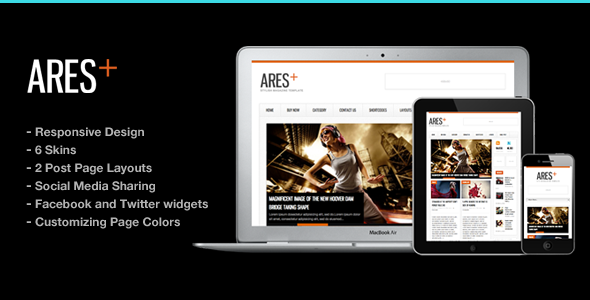 Ares 2.4 - Blog Magazine Newspaper Template