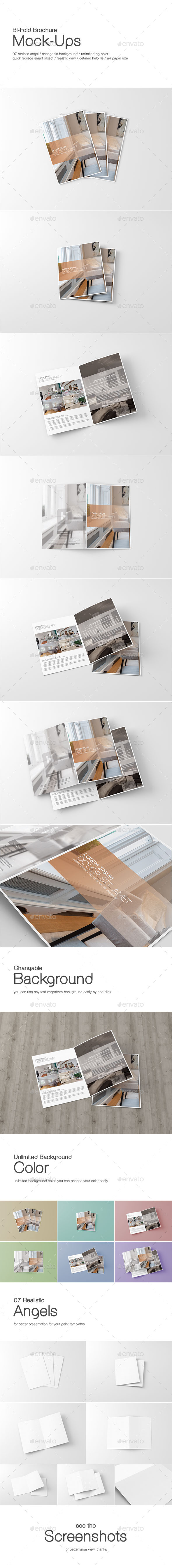 GraphicRiver A4 Bi-Fold Brochure Mock-Ups 9986418 GraphicRiver A4 Bi-Fold Brochure Mock-Ups 9986418