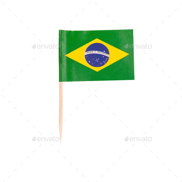 Toothpick Flag Brazil (Misc) Photo Download