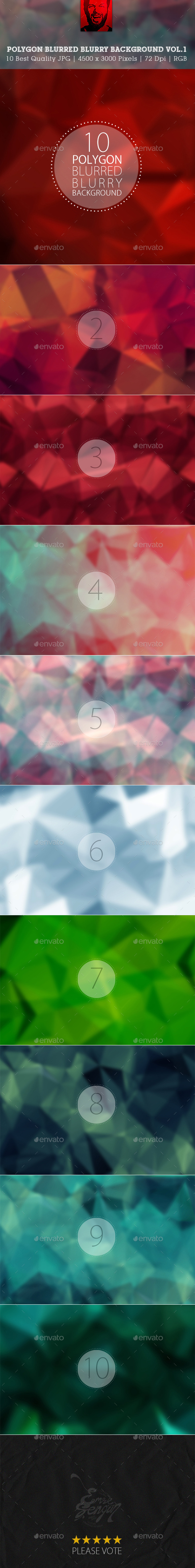 GraphicRiver Polygon Blurred Blurry Blur Backgrounds Vol.1 9989932 GraphicRiver Polygon Blurred Blurry Blur Backgrounds Vol.1 9989932