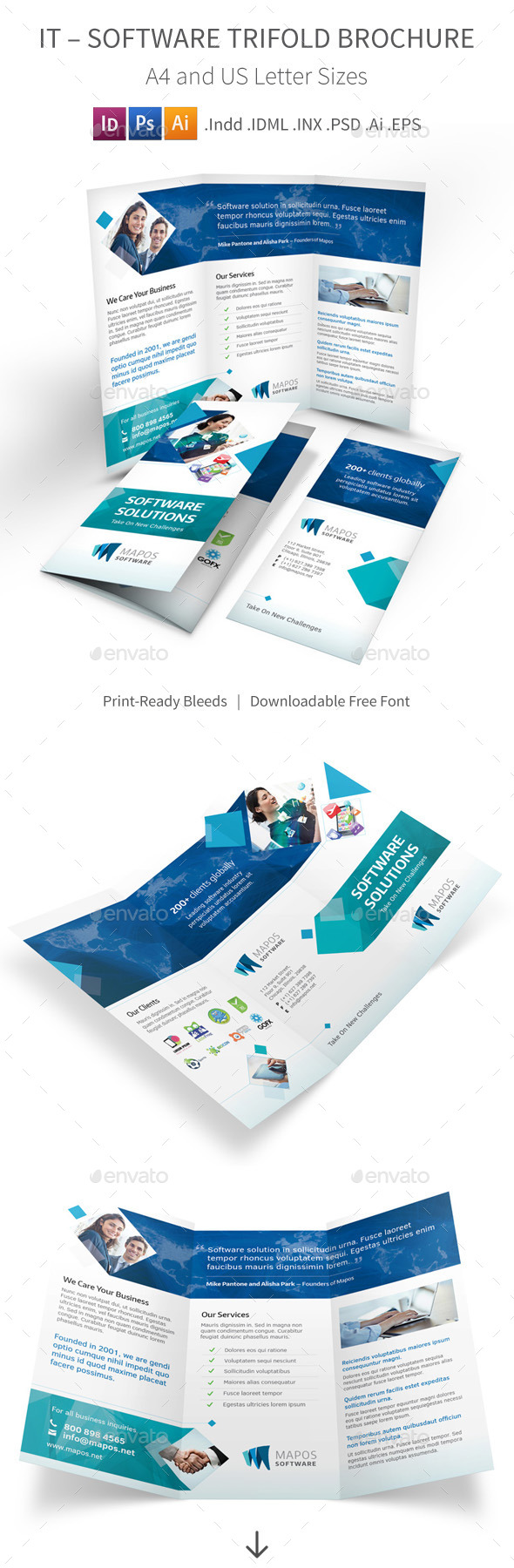 IT – Software Trifold Brochure (Informational)