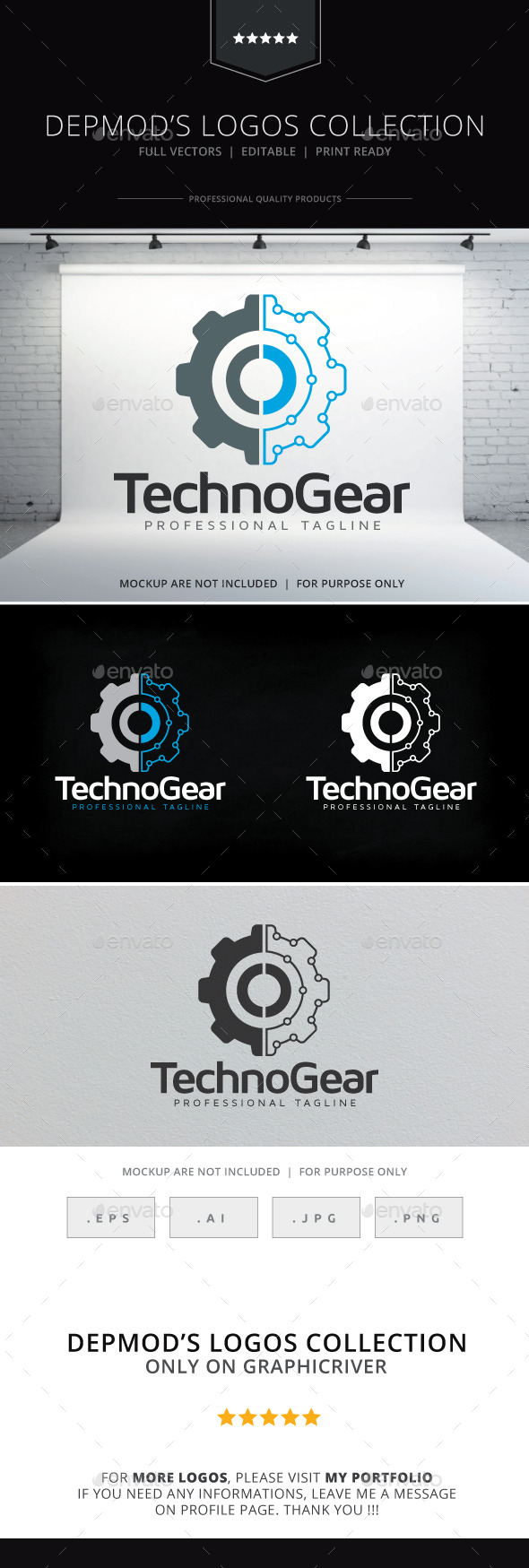 GraphicRiver Techno Gear Logo 9990005 GraphicRiver Techno Gear Logo 9990005