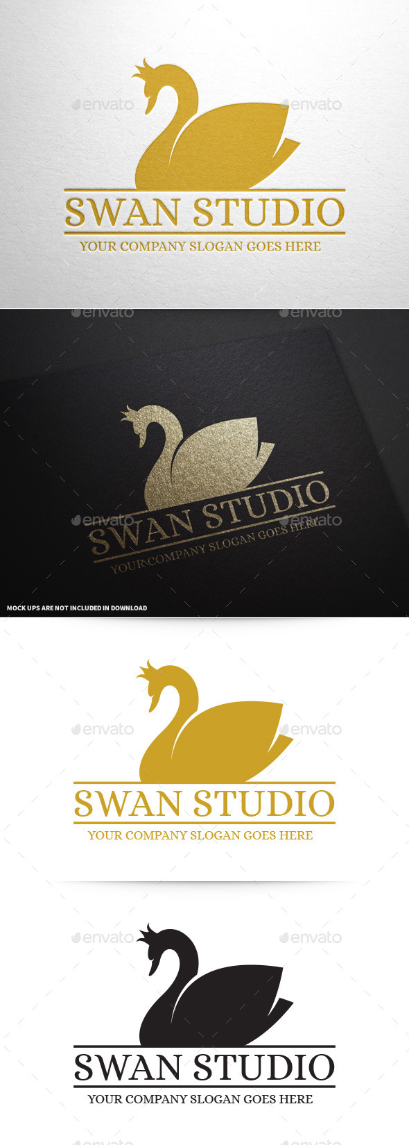 GraphicRiver Swan Studio Logo Template 9990074 GraphicRiver Swan Studio Logo Template 9990074