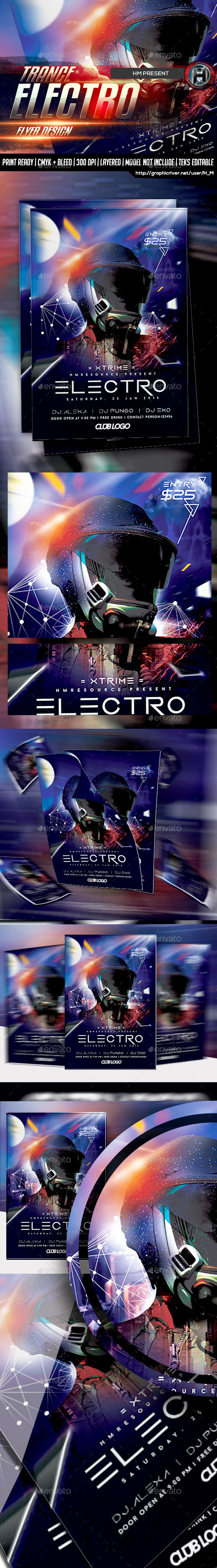 Electro DJ Guest Flyer (Events)