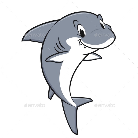 GraphicRiver Cartoon Friendly Shark 9991467 GraphicRiver Cartoon Friendly Shark 9991467