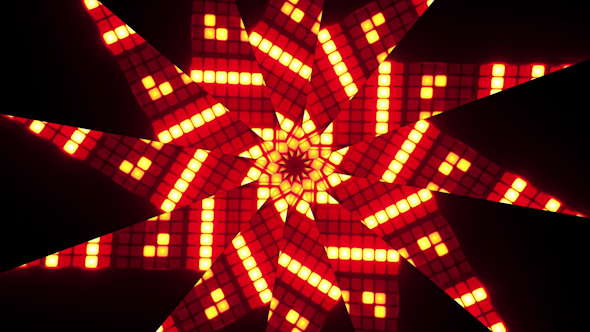 Kaleidoscope Nixie Number Pattern 1 Kaleidoscope Nixie Number Pattern 1