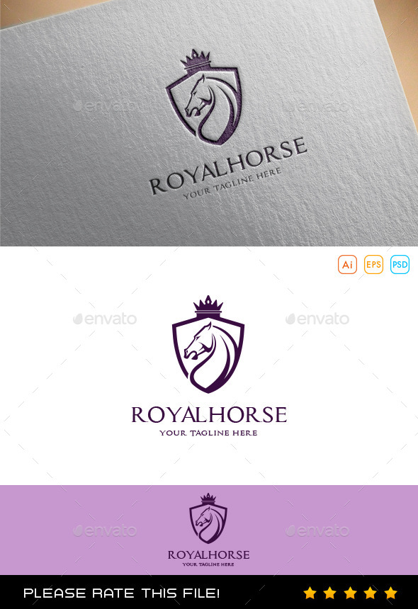 GraphicRiver Royal Horse Logo 9994828 GraphicRiver Royal Horse Logo 9994828