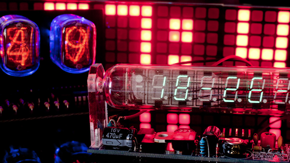 Led Clock Collection Nixie Numbers 9 Led Clock Collection Nixie Numbers 9