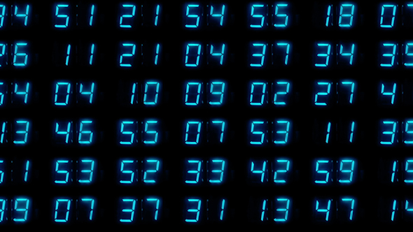 Led Time Clock Counter Videowall 8 Led Time Clock Counter Videowall 8