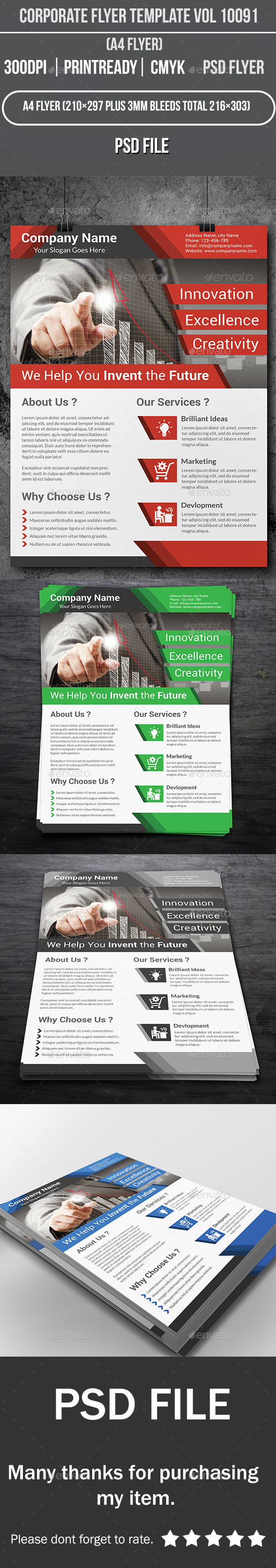 GraphicRiver Corporate Flyer Template Vol 10091 9995940 GraphicRiver Corporate Flyer Template Vol 10091 9995940