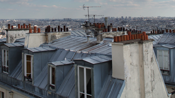 Montmatre Rooftops Paris France 2 Montmatre Rooftops Paris France 2