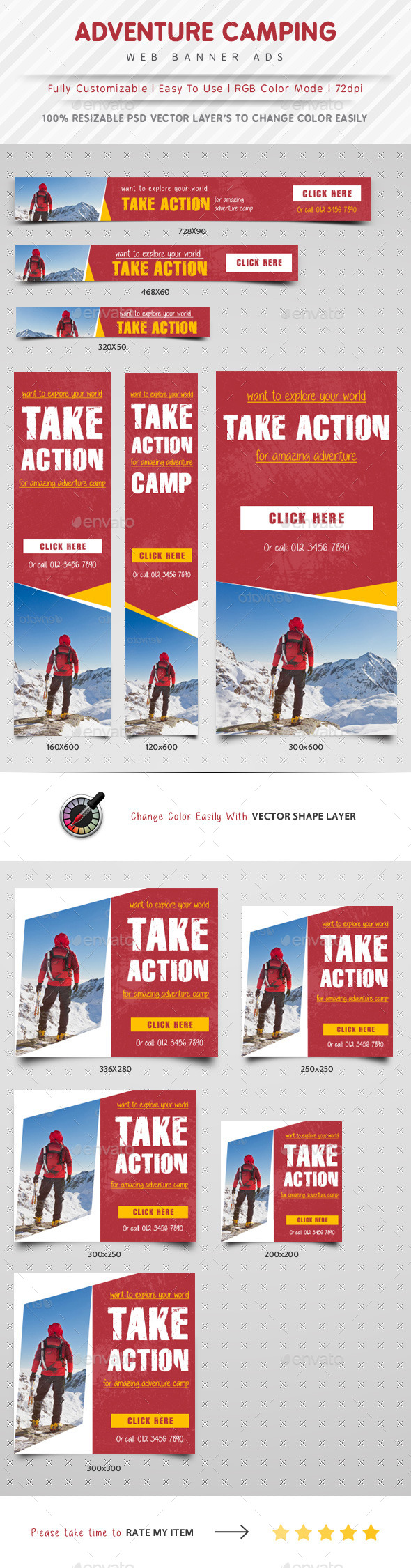 GraphicRiver Adventure Camping Web Banner Ads 9996209 GraphicRiver Adventure Camping Web Banner Ads 9996209