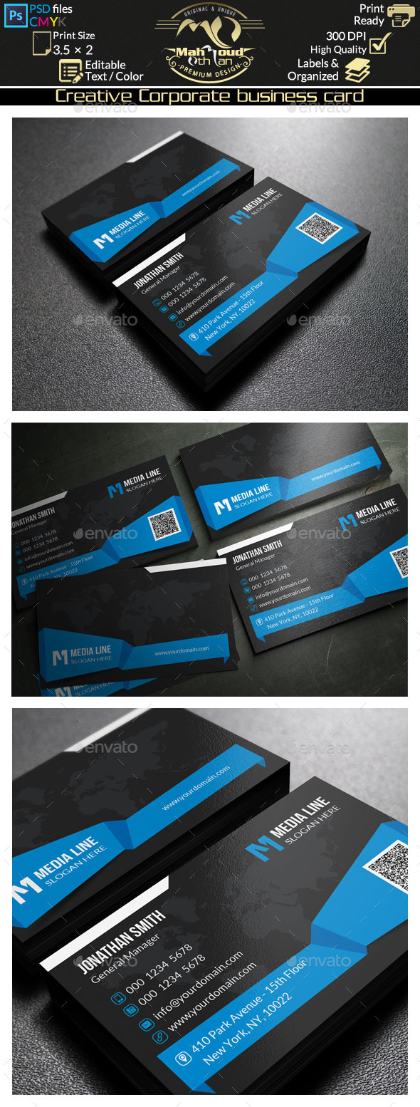 GraphicRiver Creative Corporate Business Card 67 9996490 GraphicRiver Creative Corporate Business Card 67 9996490