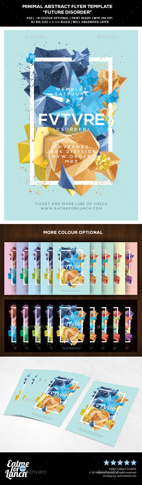 GraphicRiver Minimal Abstract Flyer Template Future Disorder 9997019 GraphicRiver Minimal Abstract Flyer Template Future Disorder 9997019