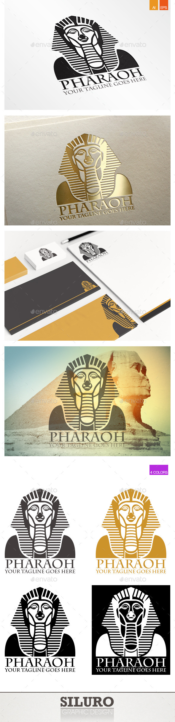 GraphicRiver Pharaoh Logo 9997099 GraphicRiver Pharaoh Logo 9997099