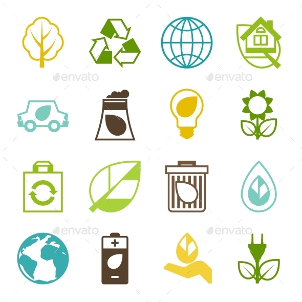GraphicRiver Ecology Set 9998109 GraphicRiver Ecology Set 9998109