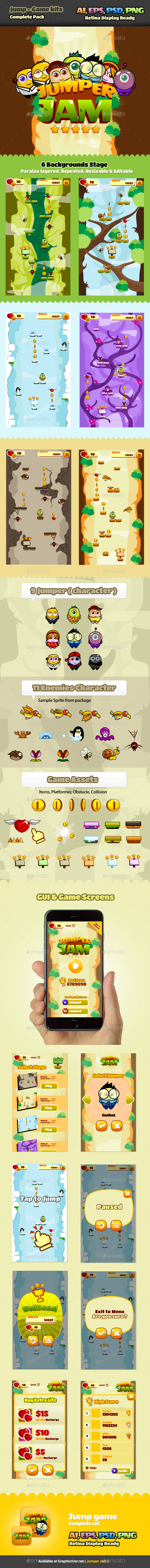 GraphicRiver Jump Game Kits 9998158 GraphicRiver Jump Game Kits 9998158