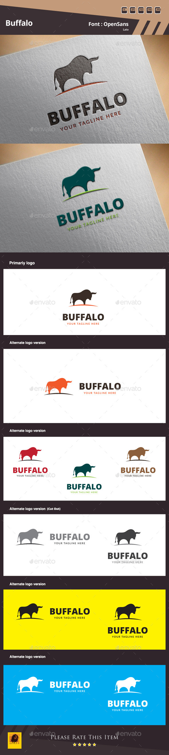 Buffalo Logo Template