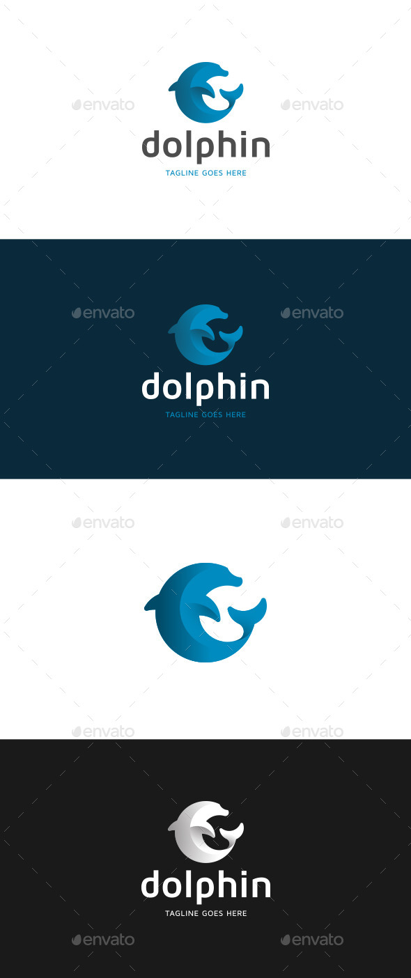 GraphicRiver Dolphin Logo Template 9999672 GraphicRiver Dolphin Logo Template 9999672