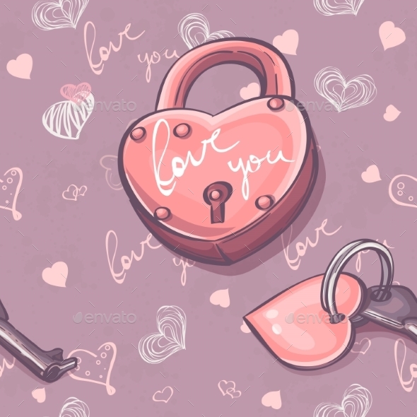GraphicRiver Valentine s Day Pattern 9999744 GraphicRiver Valentine s Day Pattern 9999744