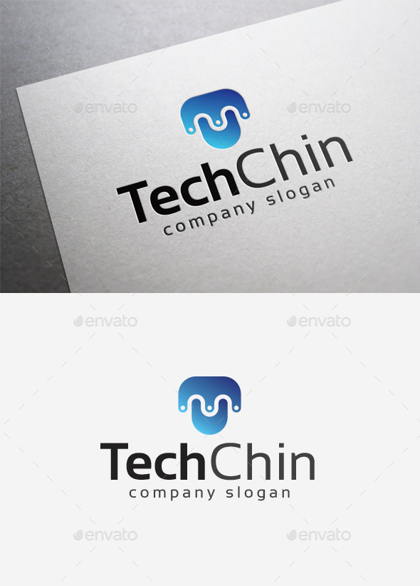 GraphicRiver Tech Chin Logo 10000064 GraphicRiver Tech Chin Logo 10000064