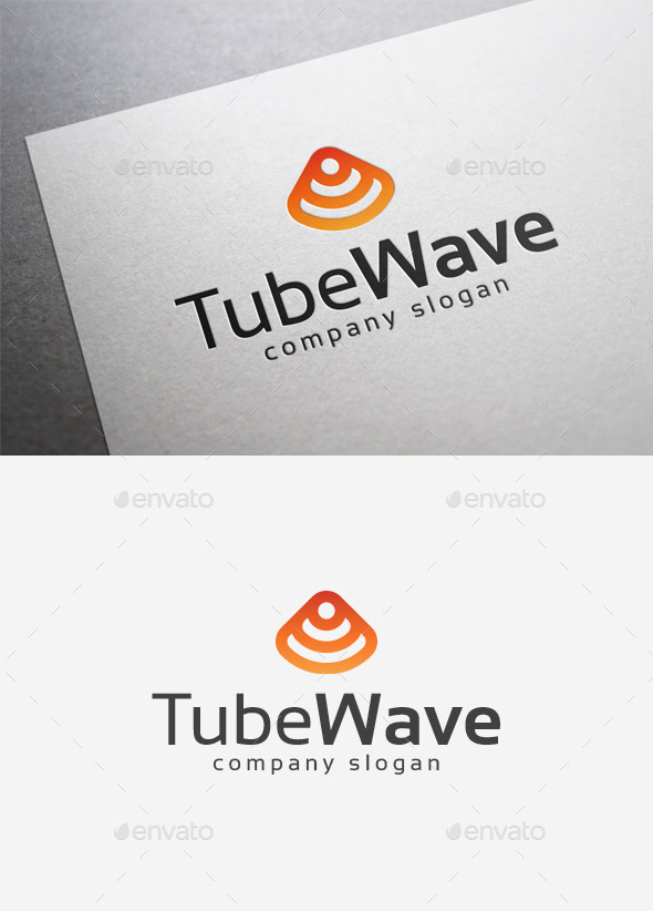 GraphicRiver Tube Wave Logo 9995500 GraphicRiver Tube Wave Logo 9995500