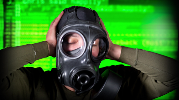 Person Wearing Gasmask 25 Person Wearing Gasmask 25