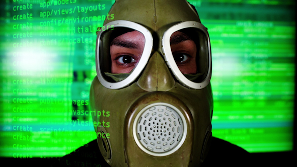 Person Wearing Gasmask 37 Person Wearing Gasmask 37