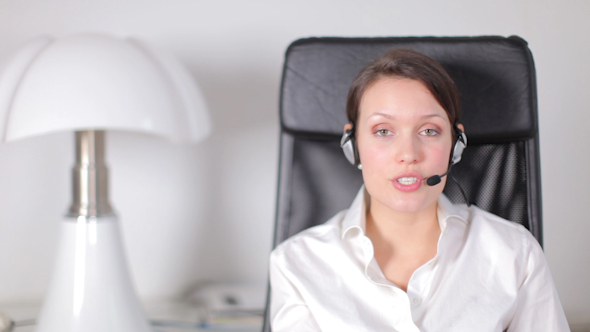 Pretty Customer Service Operator Or Secretary 6 Pretty Customer Service Operator Or Secretary 6