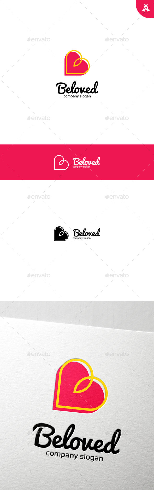 GraphicRiver Beloved Logo 10001800 GraphicRiver Beloved Logo 10001800